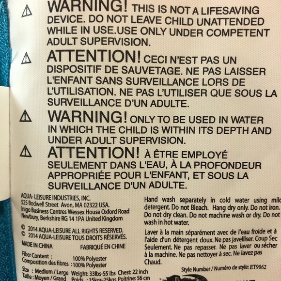 Swim School Life Jacket - Picture 5 of 5